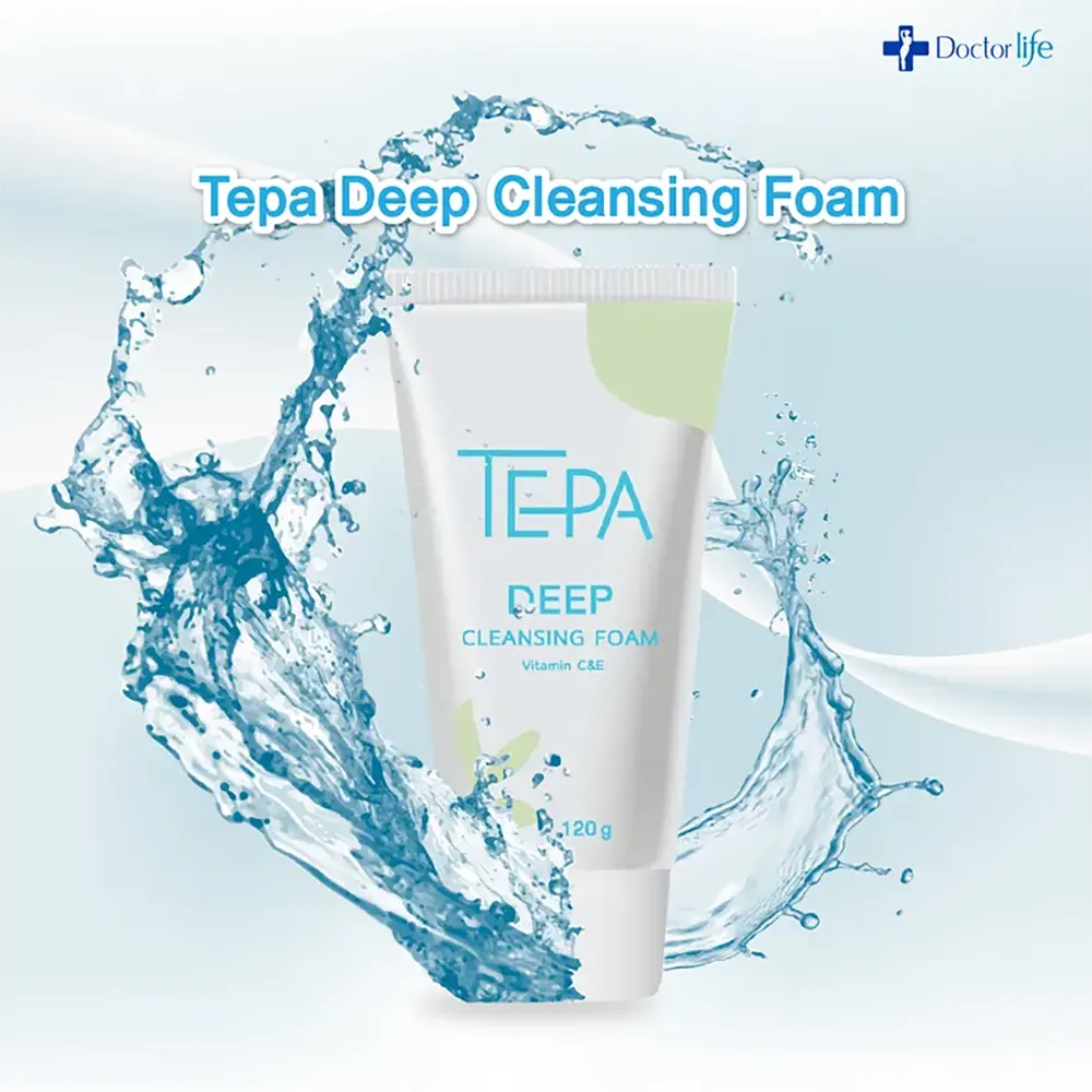 กิจกรรม ยิ่งทำ ยิ่งได้รับ! สะสมแต้ม 5 Points ฟรี Tepa Deep Cleansing Foam 1 กล่อง มูลค่า 950.-