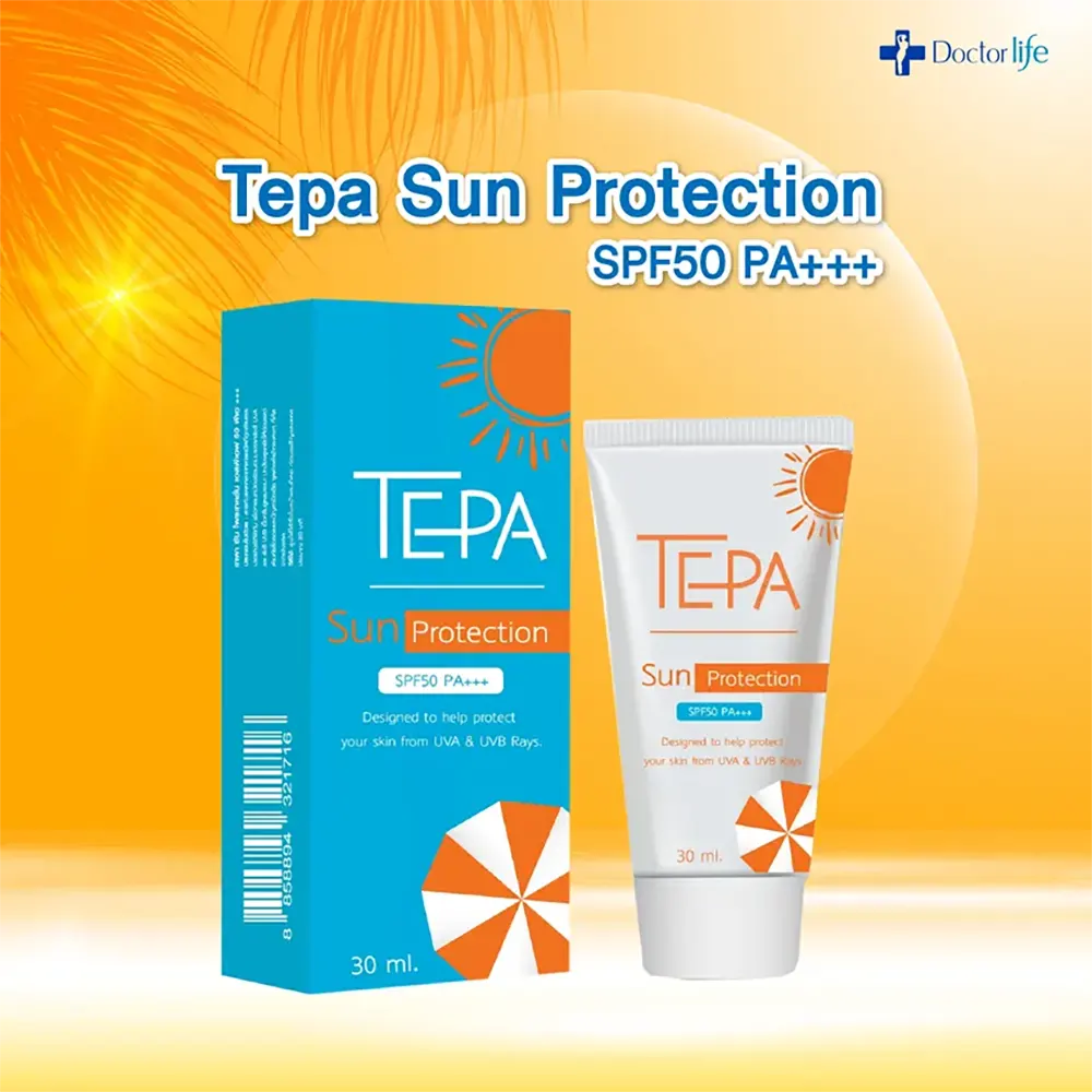 กิจกรรม ยิ่งทำ ยิ่งได้รับ! สะสม 8 Points ฟรี Tepa Sun Protection SPF50 PA+++ 1 กล่อง มูลค่า 1,190.-
